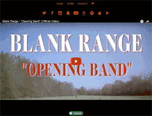 Tablet Screenshot of blankrangemusic.com